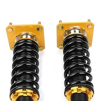 Amazon.com: ANGLEWIDE Adjustable Height Coilovers Struts